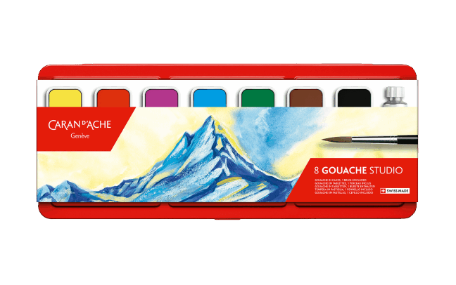 Box of 8 Gouache Studio Paint Tablets