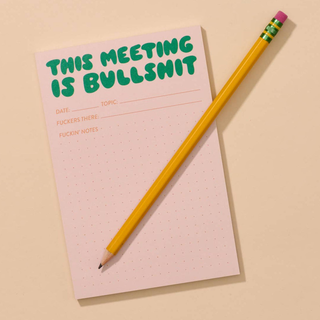 This Meeting is Bullshit Notepad
