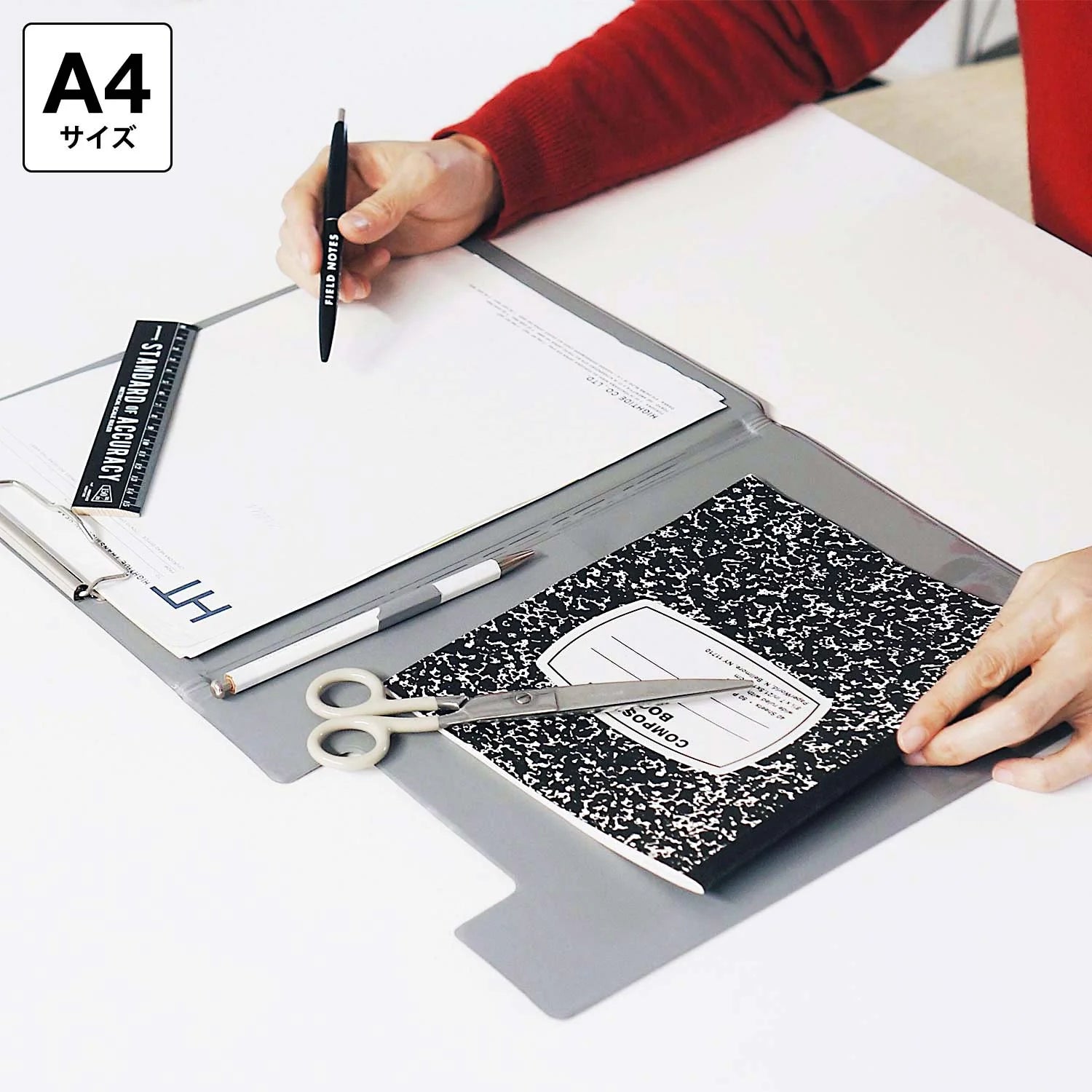 A4 Clipboard Folder with Pen Holder