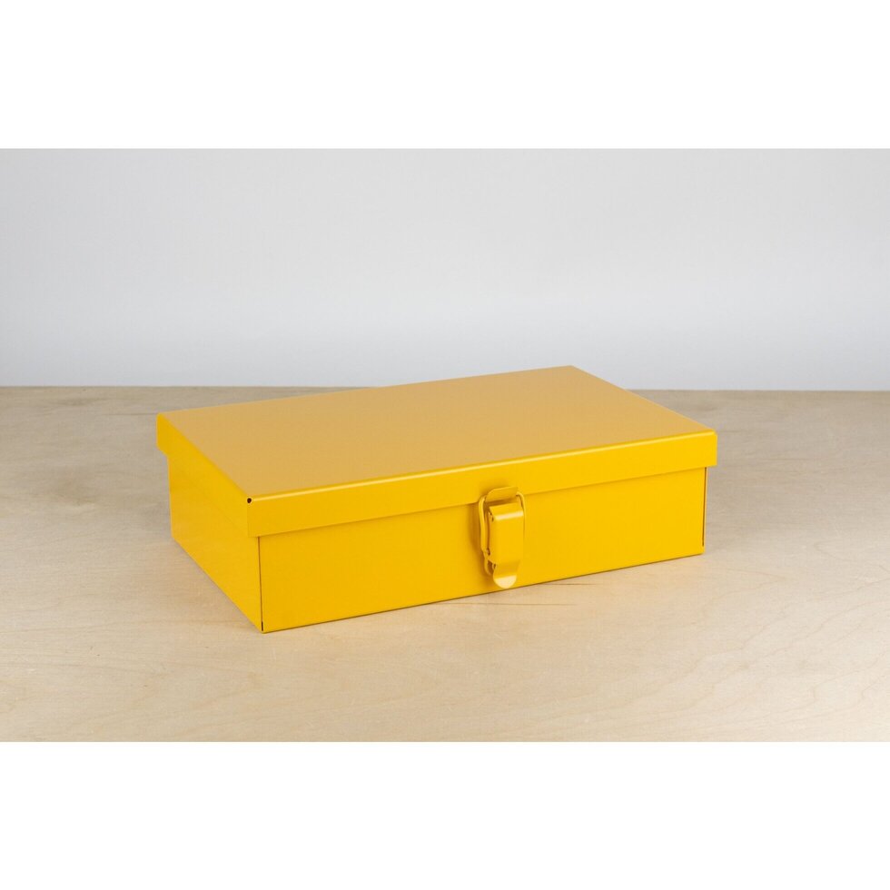 Powder-Coated Steel Storage Box